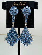Jim Ball Earrings - Blue