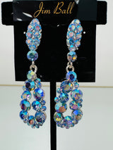 Jim Ball Earrings - Blue