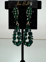 Jim Ball Earrings - Green