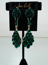 Jim Ball Earrings - Green