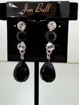 Jim Ball Earrings - Black